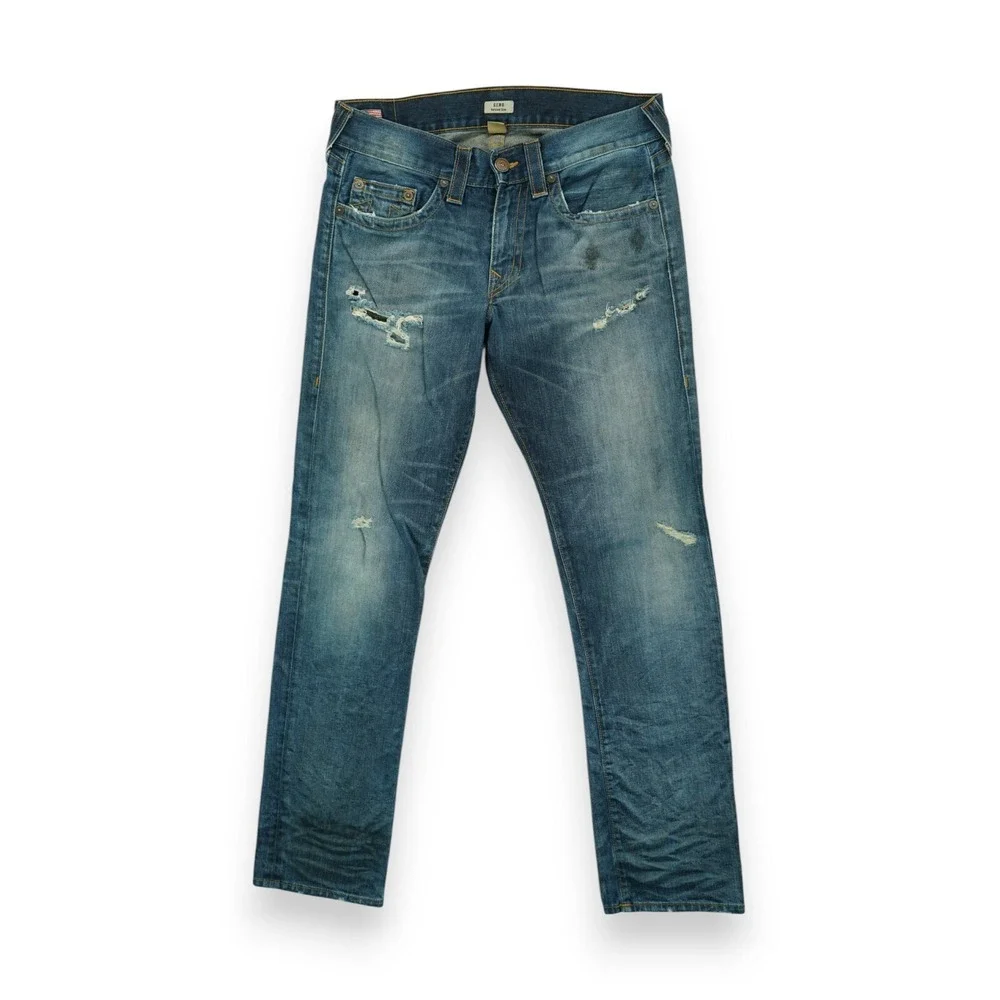 TRUE RELIGION‎ Geno Relaxed Slim Jeans Men's Size 33 M24J19NLQ3